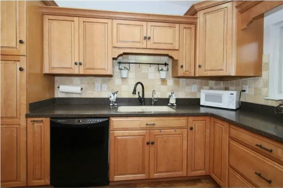Kitchen remodel detail view